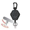 1 Set Smartphone Safety Lanyard Strap Retractable Phone Holder With Carabiner Anti-Drop Harness For Hiking Cycling Climbing
