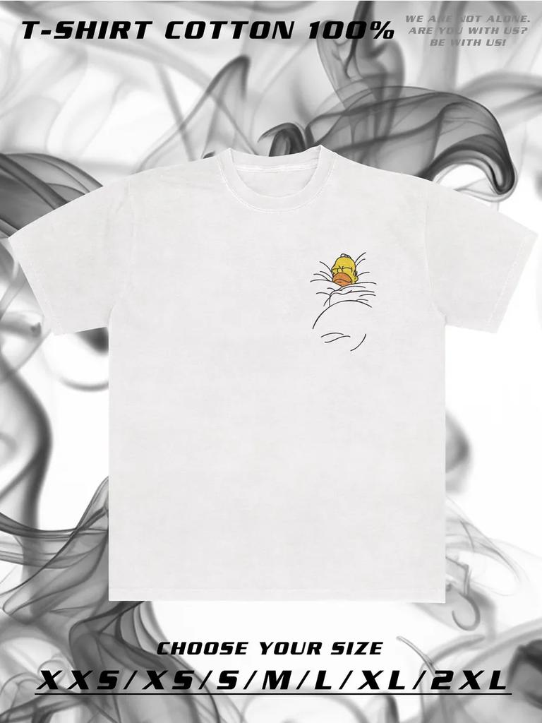 T-shirt oversize con stampa