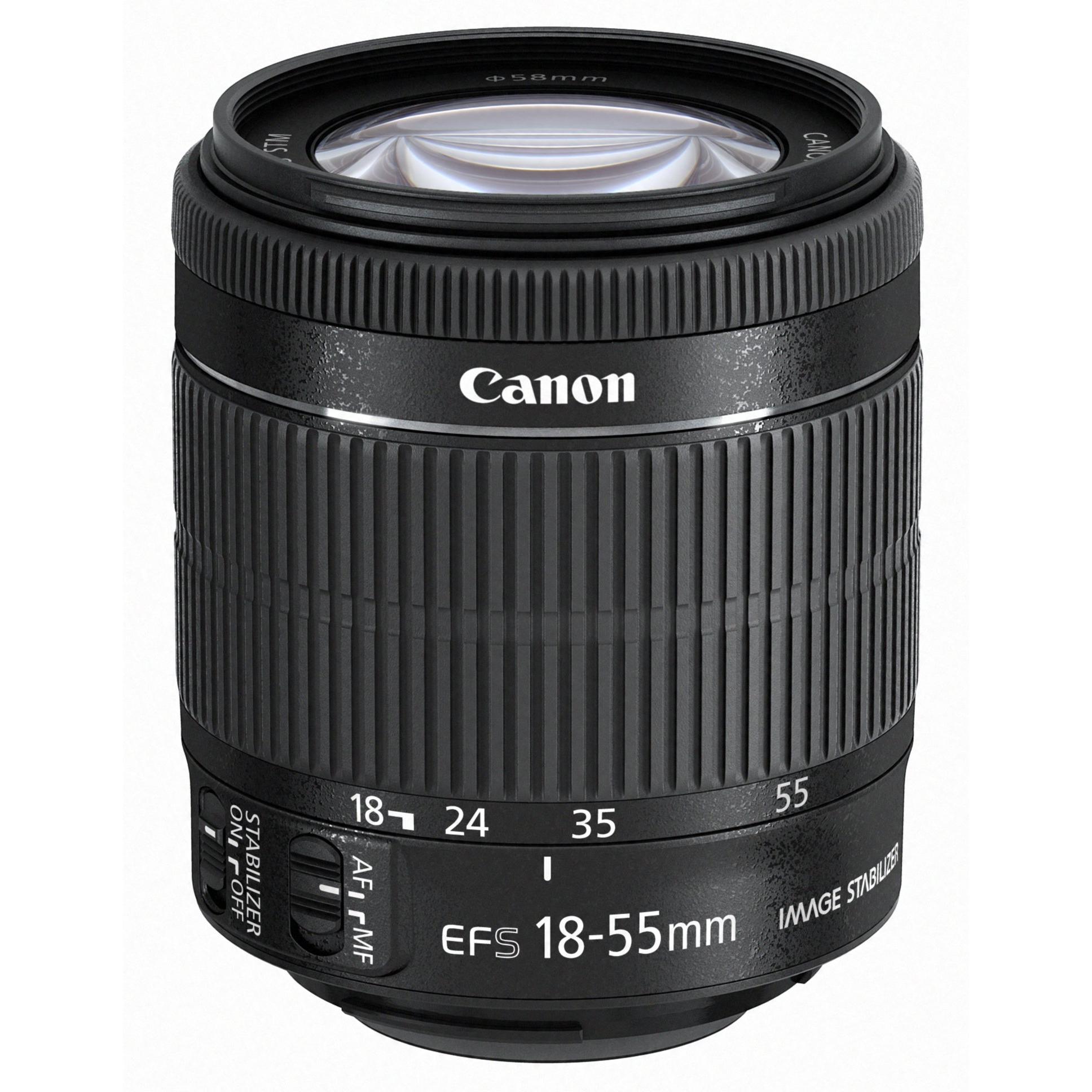 

Canon EF-S 18-55mm F3.5-5.6 IS STM Standard Zoom Lens for APS-C Cameras