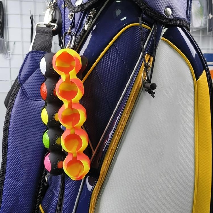 Silicone Golf Ball Protective Cover Golf Ball Holder Holds 5 Golf Balls Gift