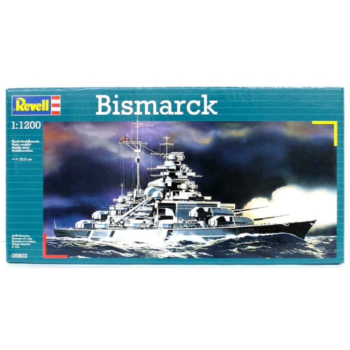 German Revell 1/1200 Bismarck 05802 Plastic Model