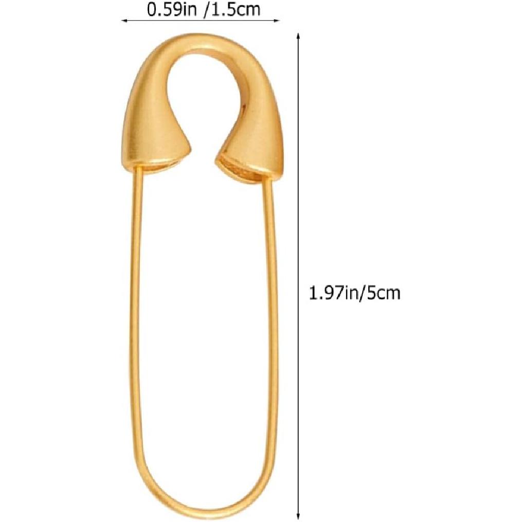 

5 шт. Сверхпрочная безопасная булавка Брошь Булавка Броши Металлическая пружинная застежка Застежки Платья Шитье Рукоделие Изготовление для одежды Шляпы Юбки Предметы одежды