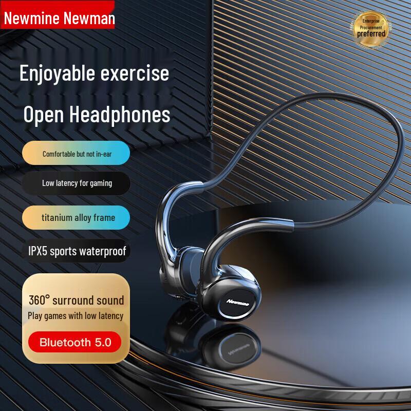 

Newman GE05 Open-Ear Wireless Bone Conduction Sports Headphones
