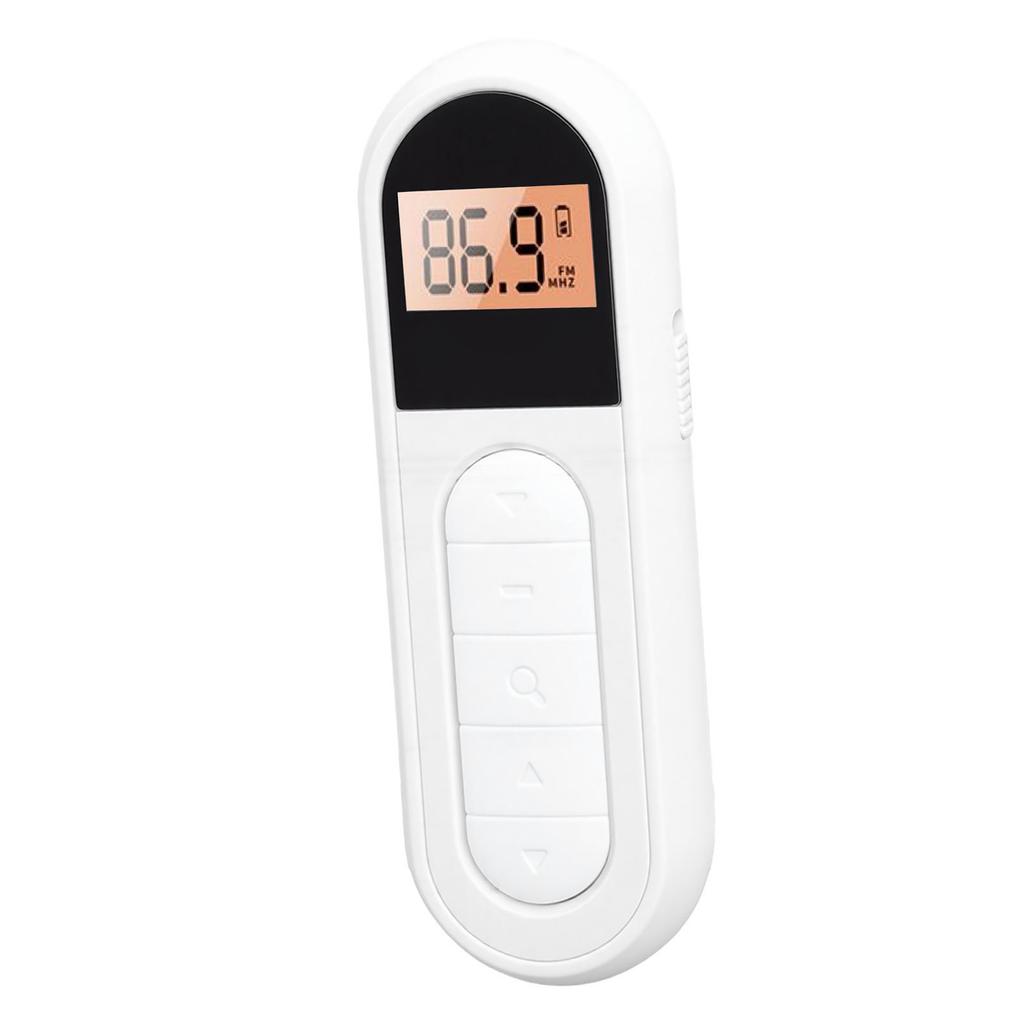FM Radio Re able Portable Transistor Radio with Best Reception Backlight LCD Digital Tuning Stereo Sound Belt Clamp for Jogging Walking Cycling