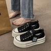 Fashion Canvas Shoes for Women Breathable Spring Autumn High On Platform Woman Footwear Comfortable and Elegant Offer Vulcanized Shoe 39