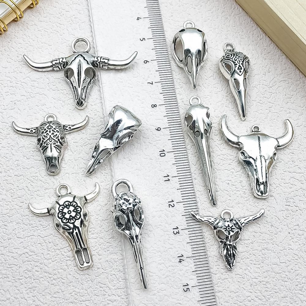 Personalized Tribal Bull Head Totem Pendant for DIY Bracelets and Necklaces