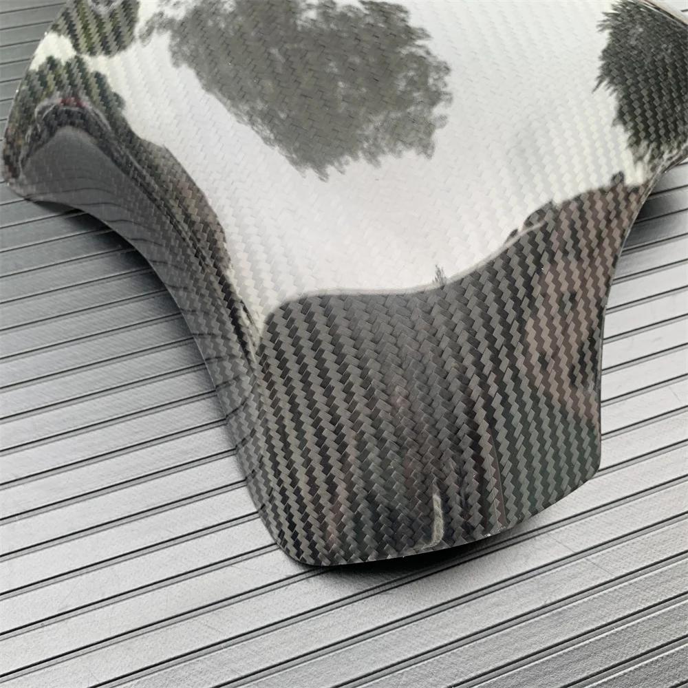 Motorcycle Accessories Real Carbon Fiber Oil Fuel Gas Tank Cover Guard Protection For KAWASAKI ZX 6R ZX6R 2003 2004 2005 2006
