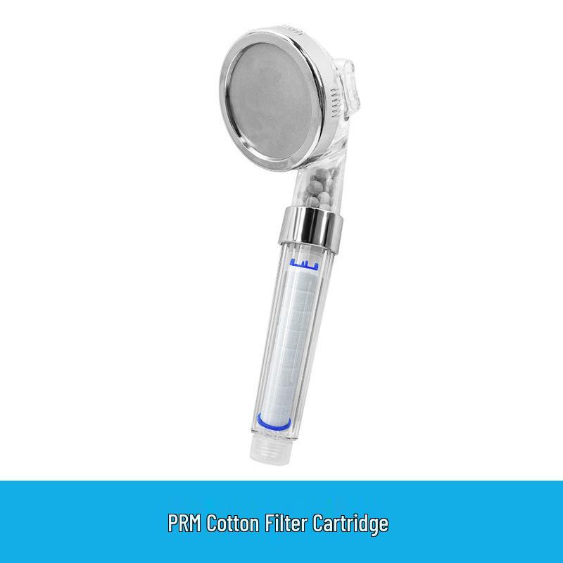 Multi-Function Handheld Water-Saving Shower Head with Detachable Filter and Adjustable Three-Gear Outlet