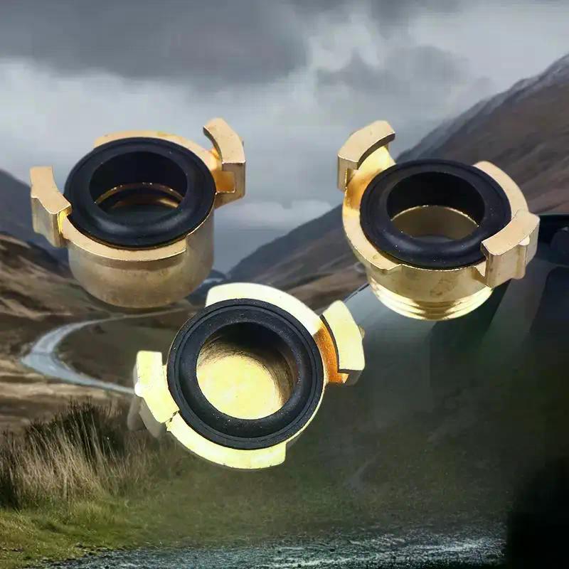 Garden Hose Quick Connect Set, DN15 DN20 DN25 Copper Claw Coupling Tap Connectors