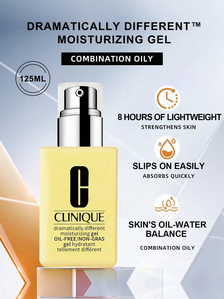 Clinique Dramatically Different Loção Hidratante+ Com Bomba 4.2 FL.OZ./125ML - Pele Mista a Seca