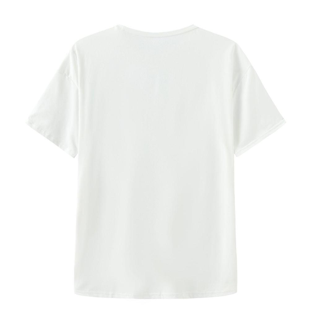 European Bestseller: Women's American Niche Short Sleeve Loose Letter Print T-shirt