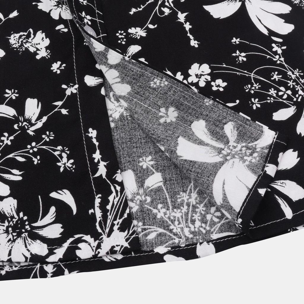 2022 Men's European Size Floral Short-Sleeve Hawaiian Beach Vacation Shirt