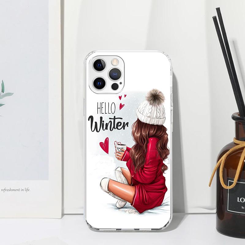 

Girl Boss Female Coffee Phone Case For Iphone 17 Air 16 15 Plus 16E 14 Pro Max 13 Mini 12 11 7 8 SE Fundas Soft Back Cover 17 Ai iPhone 12 (12 Pro)