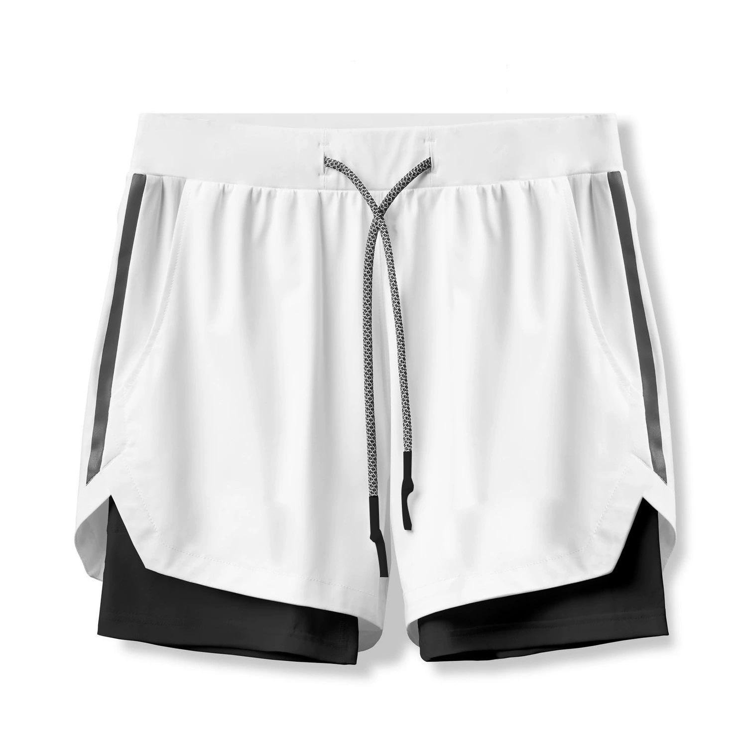 Мужские летние двухслойные быстросохнущие шорты для бега GYMSHARK 2XL