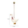 Iron Art Christmas Hanging Decoration Multicolor Xmas Tree Drop Ornament Cartoon Soldiers Angel Hang Pendants Party Supplies