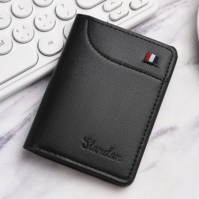 Super Slim Soft Wallet Pu Leather Mini Credit Card Wallet Purse Card Holders Men Wallet Thin Small Short Coin Wallets