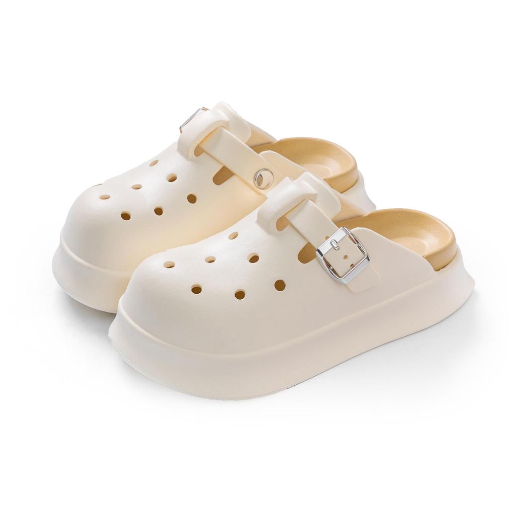 2026 Women's Summer EVA Closed-Toe Half-Slippers - Non-Smelly, Versatile, Fashionable Outdoor Footwear