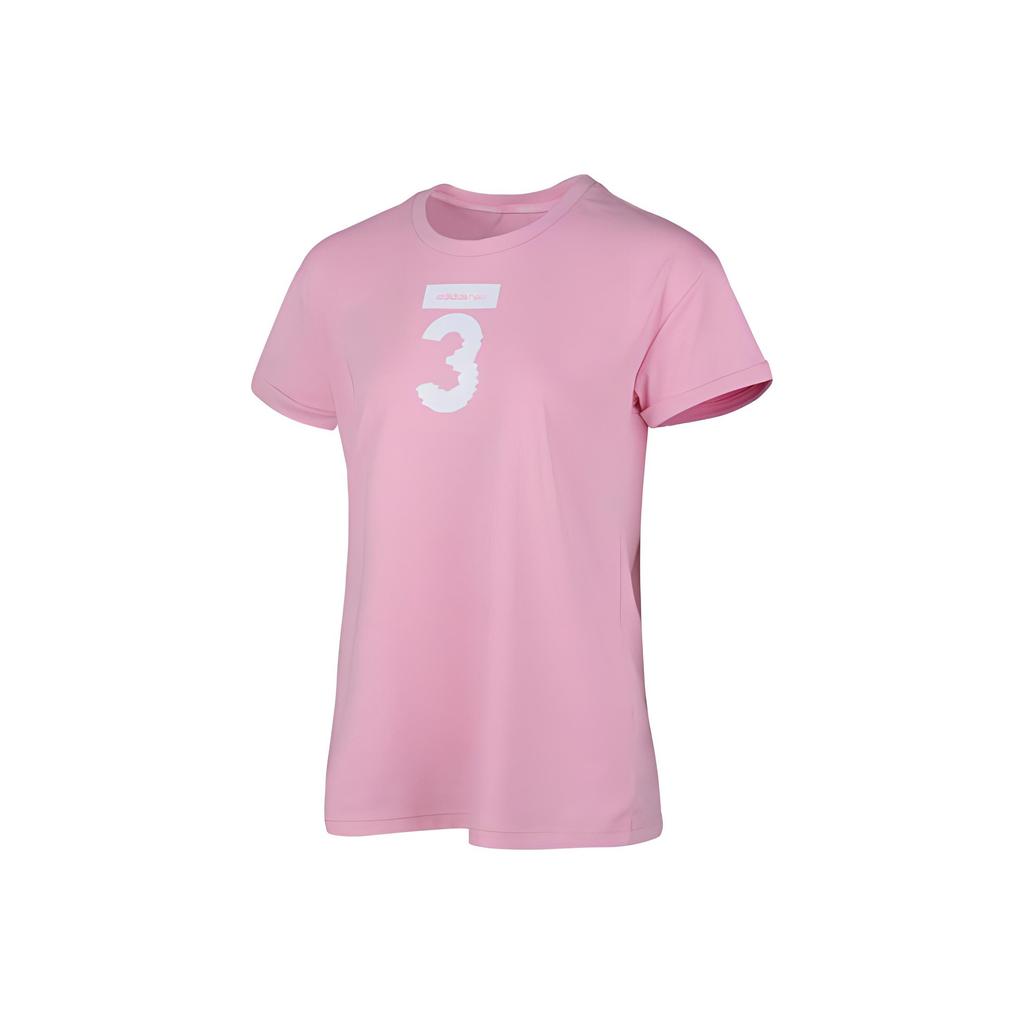 adidas Neo Casual Straight-Cut T-Shirt Women Tops Pink DW7740