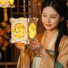 Rabbit Mid-Autumn Wooden Lantern Glowing Chinese Style Handheld Lantern Handmade DIY Portable Flower Lantern Girl