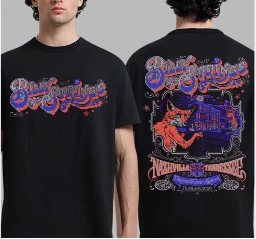 Hot Billy Strings Nashville Tennessee 2026 Bridgestone Arena February TShirt M