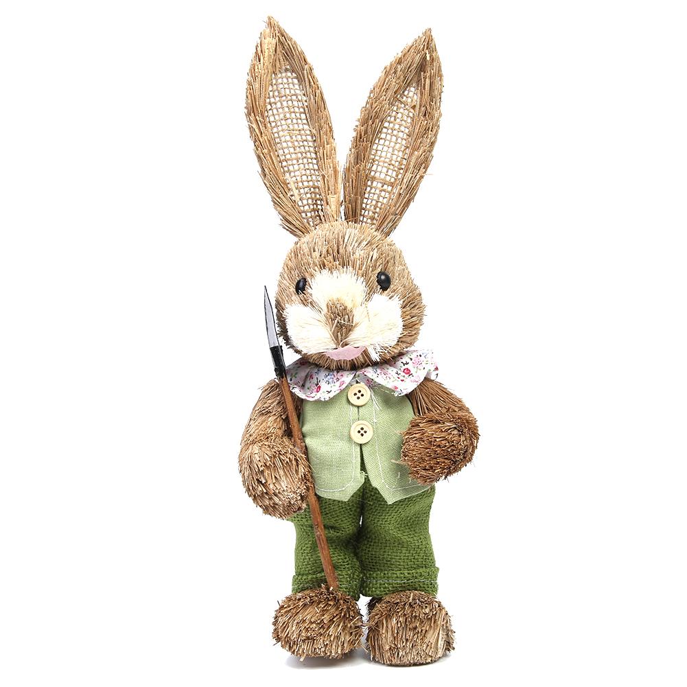 LF# Easter Bunny Ornament Art Crafts Cartoon Easter Ornament Vivid Photography P