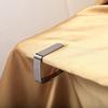 New Design Stainless Steel Table Desk Cloth Cover Clips Holders Clamps Silver