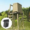 4pcs Carbon Steel Brackets Designed for Secure Assembly of Deer Stands and Shootings Ranges Including Complete Hardware Kit