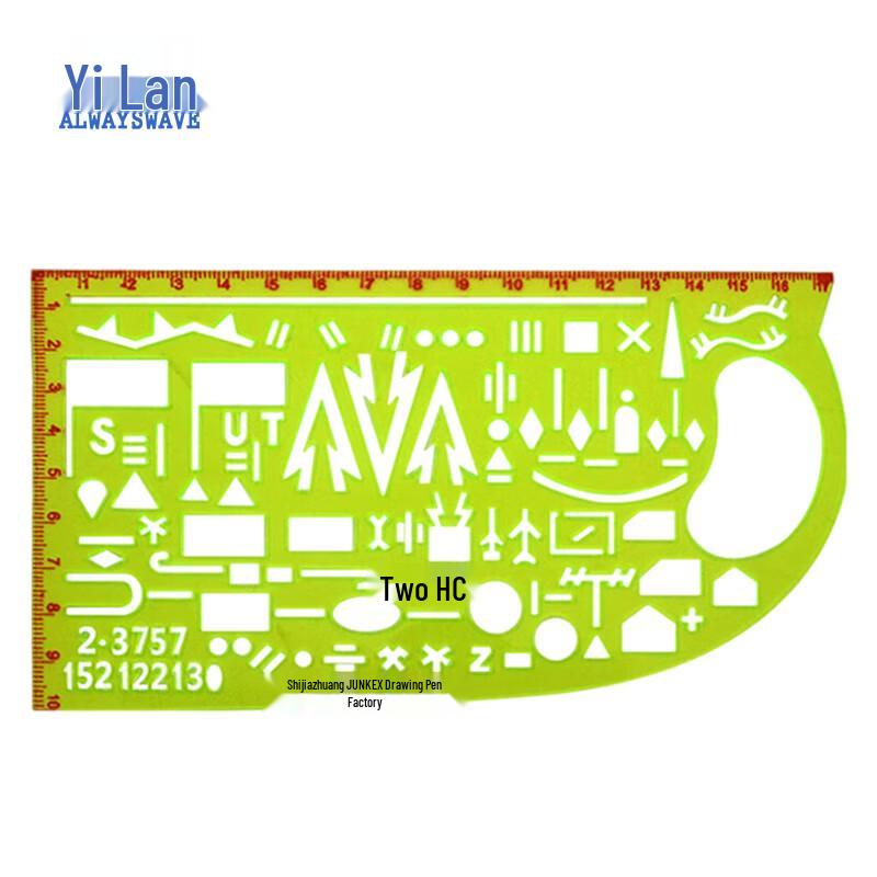 Yilan 16-Type Multi-functional Plotting & Drawing Ruler