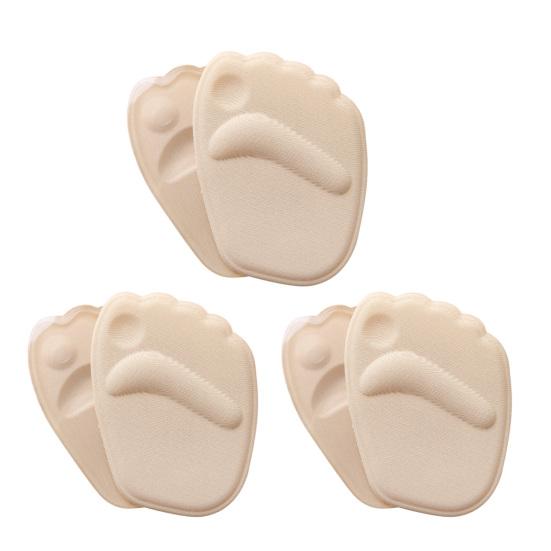 3/5 Pairs Foot Cushions for High Heels Gel Metatarsal Pads with Non-Slip Grip Pain Relief Inserts for Dress Shoes Pumps Sweat-Absorbent Foam Inserts