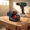 Adaptor Convertor Baterie Îmbunătățit pentru Baterie Litiu Milwaukee 18V la Accesorii Scule Electrice cu Acumulator Li-Ion Parkside X11V Lidl