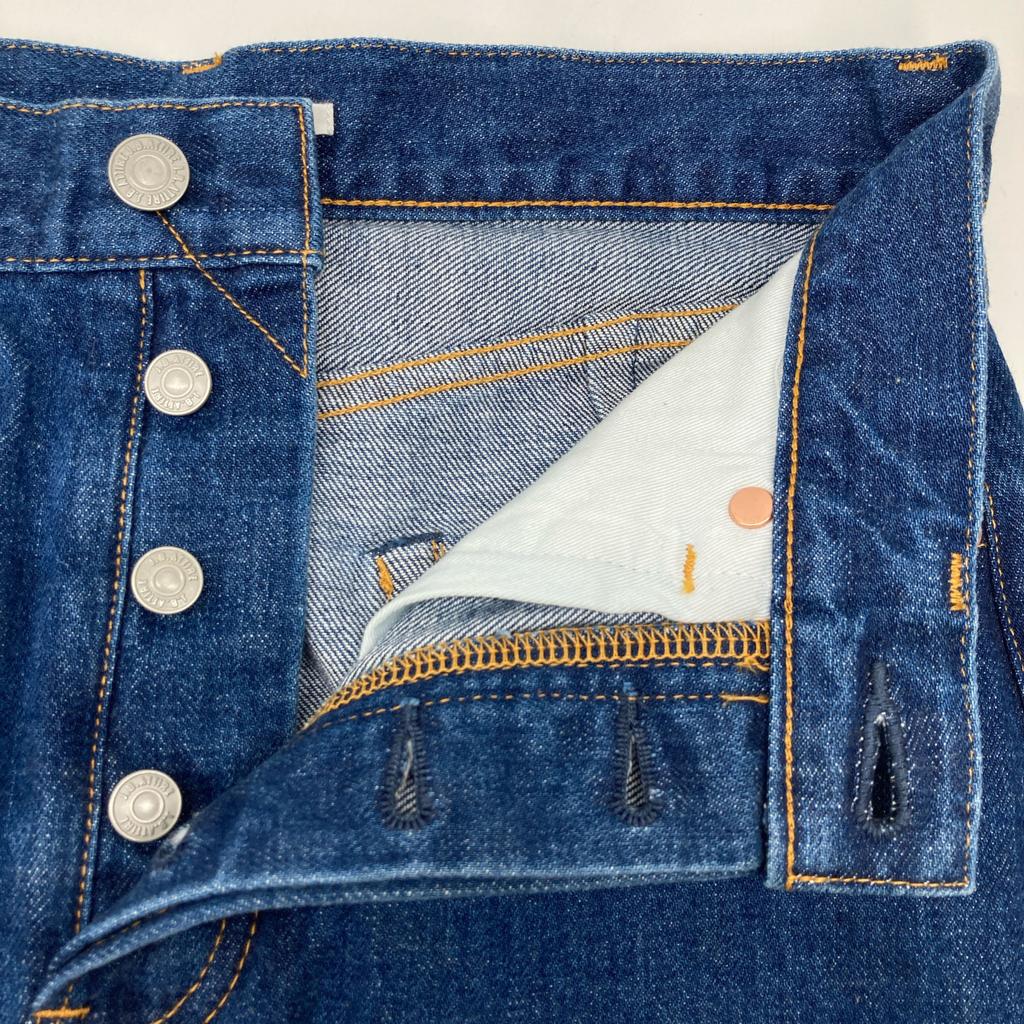 J.B.ATTIRE JBS-2402 Faded Blue Cotton Zip Fly Straight Denim Pants Bottoms 1 blueUsed