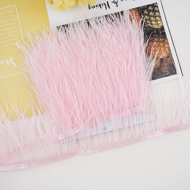 1M 10-13Cm Ostrich Feather Fringed Jewelry Handicrafts Clothing Decorative Accessories