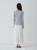 Reply Pointelle Henley Neck Top_Light Blue