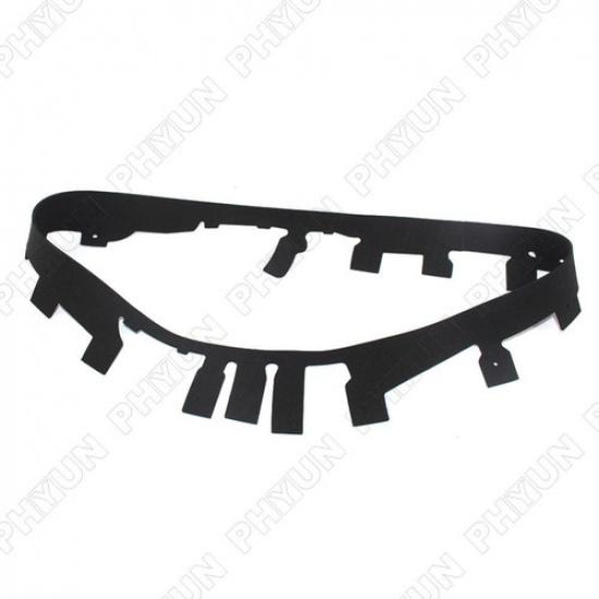 2PCS Headlight Lens Trim Gaskets Black Rubber LH & RH For Corvette C6 2005-2013