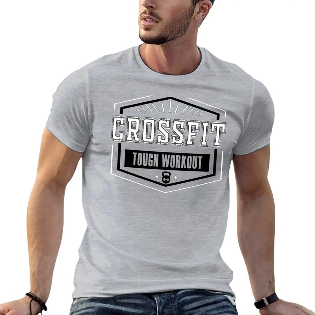 New Crossfit T-Shirt tops Aesthetic clothing t shirts for men