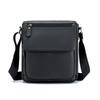 2026 Top Grain Leather Vintage Flap Over Crossbody Bag, Men Genuine Leather Daily Commute Single Shoulder Bag