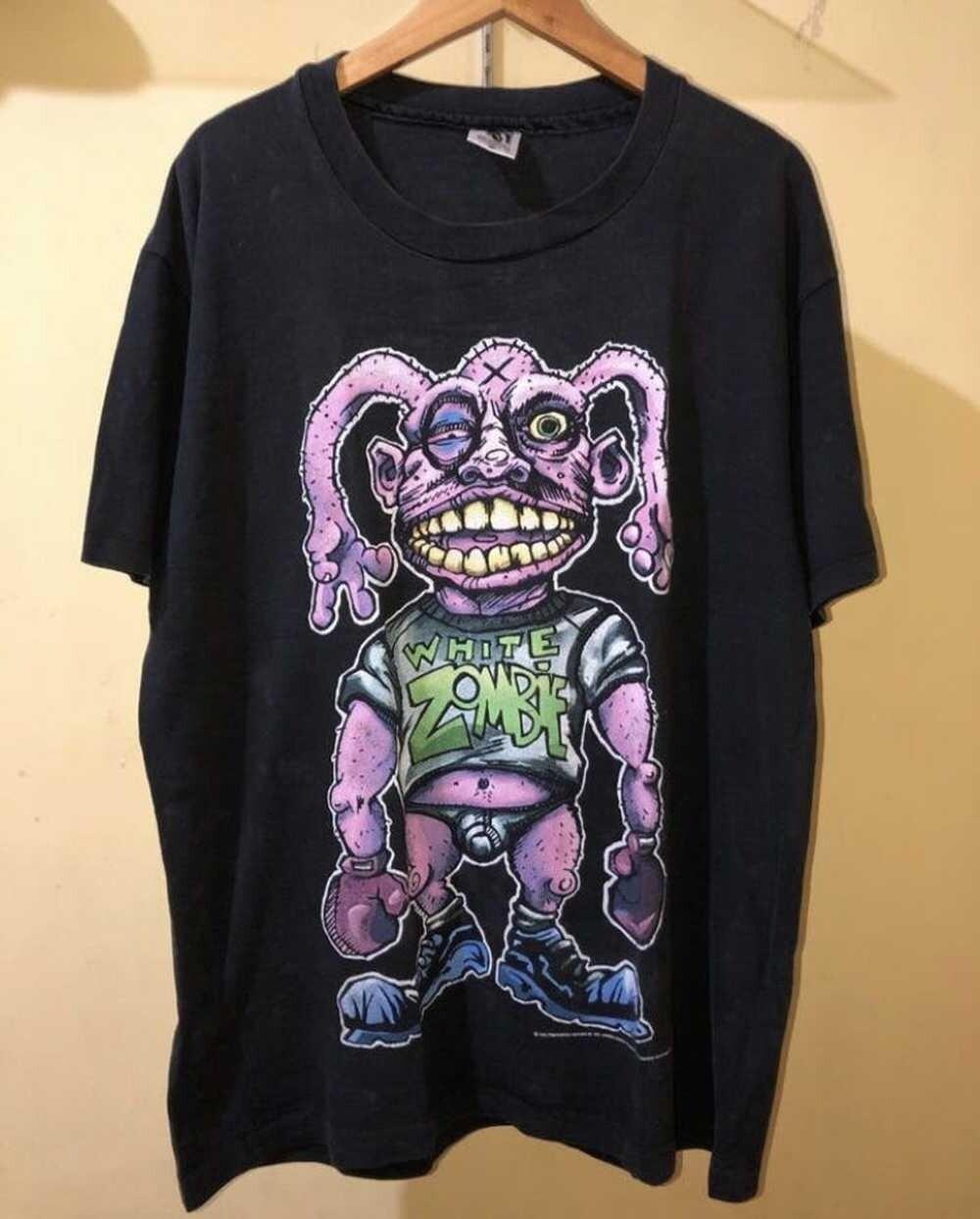 SALE White Zombie More Human Than Human Black Unisex Tshirt Reprint S-5XL XXXL