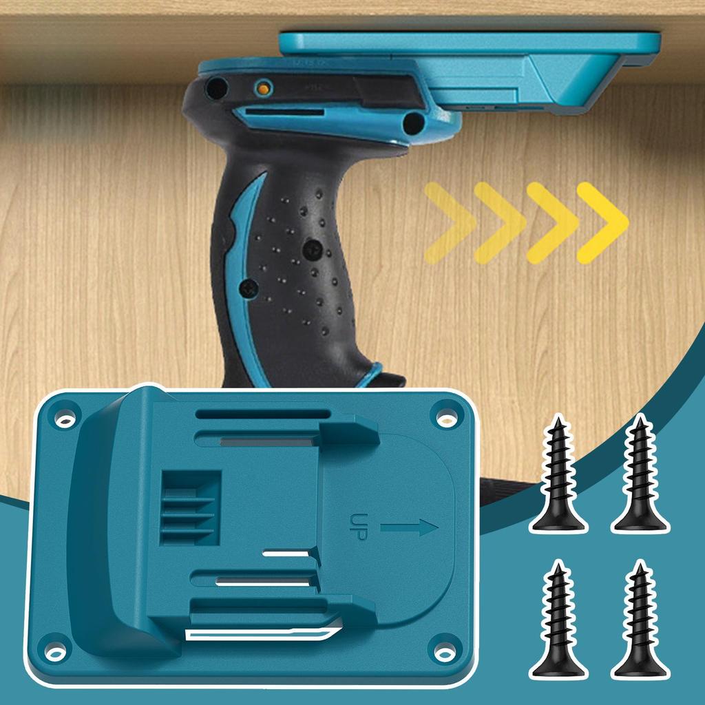 Power Tool Holder Power Tool Storage Wall-Mounted Space-Saving Non-slip Utility Storage Stand For Garage Organization