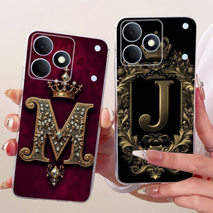 Letter Phone Case For Realme Note 80 Funda New design Shell for Realme Note80 RMX5388 Matte Soft Silicone TPU Back Cover