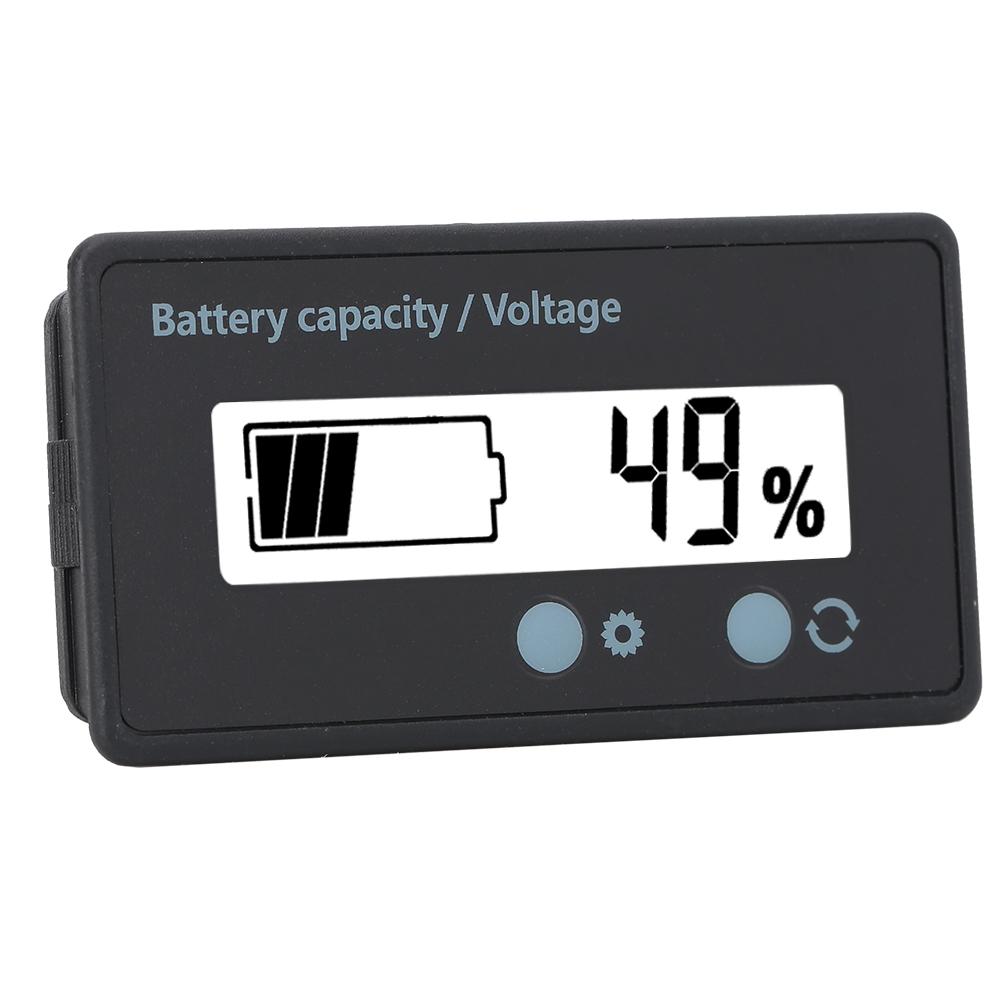 GY-6GS PCB HTN Vanntett Batterikapasitetsmonitorindikator LCD-skjerm 12-84V Hvit