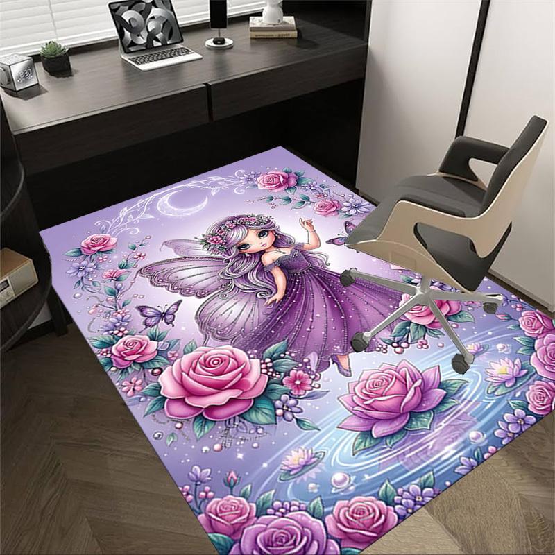

1PC Fairy Non-Slip Floor Carpet Compatible for Office&Living Room&Bedroom&Dining room - Soft & Pattern, Vibrant Colors-H0334 60cm by 90cm