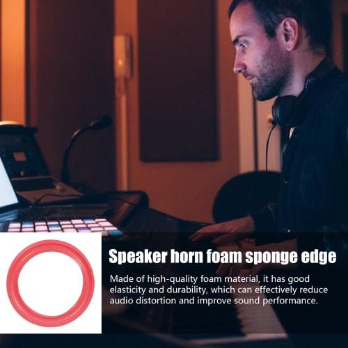 Speaker Foam Edge Surround Rings, 4", 5", 6.5", 8", 10", 12" Foam Edge Speaker Folding Rings, Sponge Edge Rings, Speaker Accessories, Speaker Surround