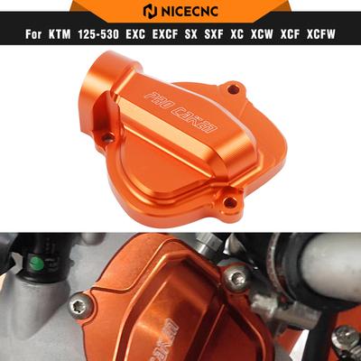 NICECNC Für KTM EXC 300 250 XCW TPi Six Days 2009-2022 Auspuffklappen-Abdeckung Für Husqvarna TE 300 TE 250 GasGas EC 300 EC 250