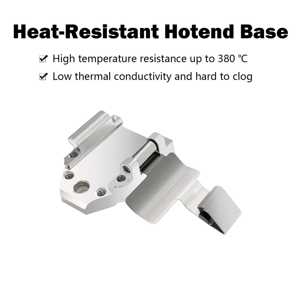 Heater Cartridge Kit 24V 40W Heating Block with Thermistor Temperature Sensor and Heat-Insulating Clip for Flashforge AD5X Hot End 3D Printer Access