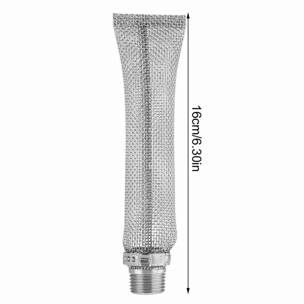 Mesh Filter Beer Brew Filter 304 Stainless Steel Home Brewing Filter Brewing Strainer Tool Bar 6 Inch