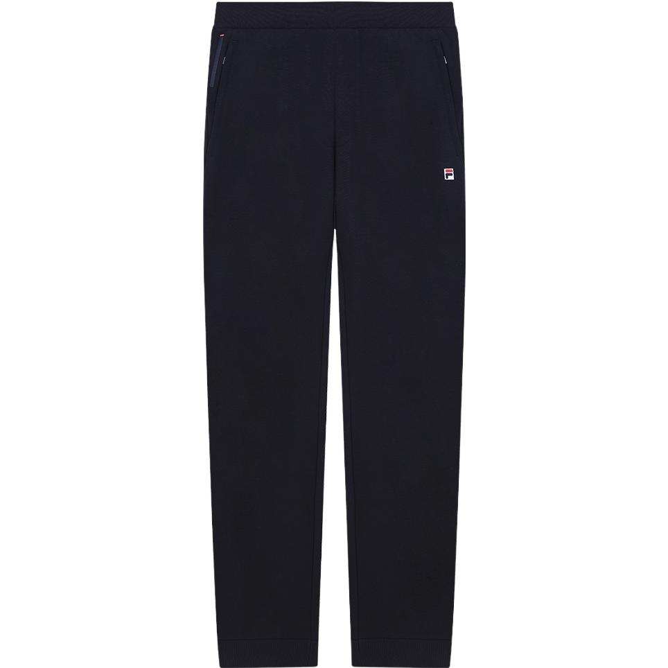 Fila 2023 Autumn New Knit Long Pants Basic Business Casual Commuter Cuffed Pants Men Bottoms Legendary-Blue F11M331605FNV
