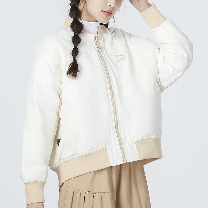 Puma Sports Casual Warm Down Jacket Women Jackets White 535585-65