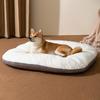 Oval Shape Dog Mat Thicken Soft Cushion Removable Washable Dog Beds Winter Kennel Floor Mats Pet Sleeping Mattress for Dogs