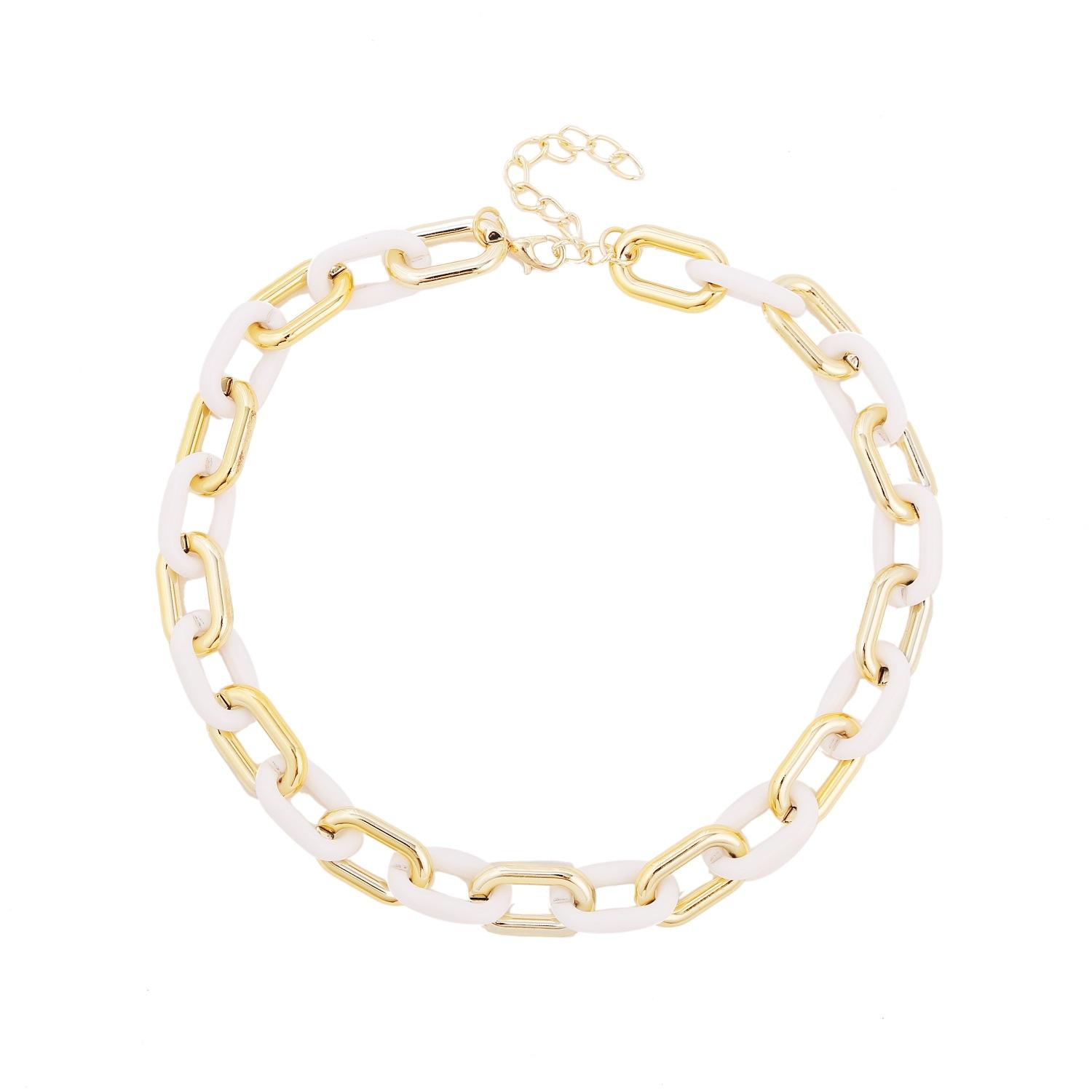 

Ожерелье для женщин, популярные акриловые украшения, персонализированная акриловая цепочка, ожерелье на ключицу, женское красивое элегантное ожерелье для нее