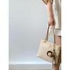 IELGY Ladies Tote Bag Seasonal Woven Gentle Style Large Capacity Casual Portable